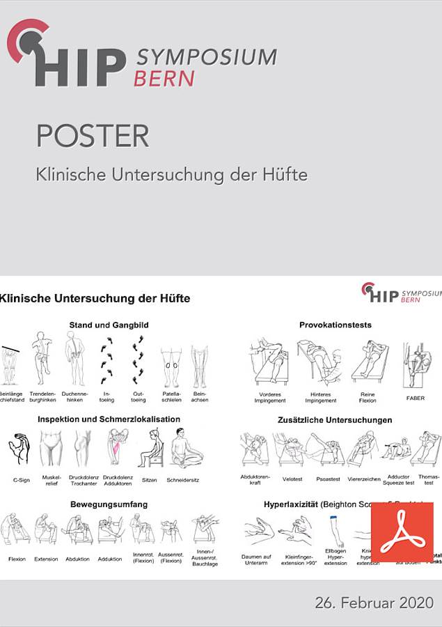 Klinische Untersuchung der Hüfte