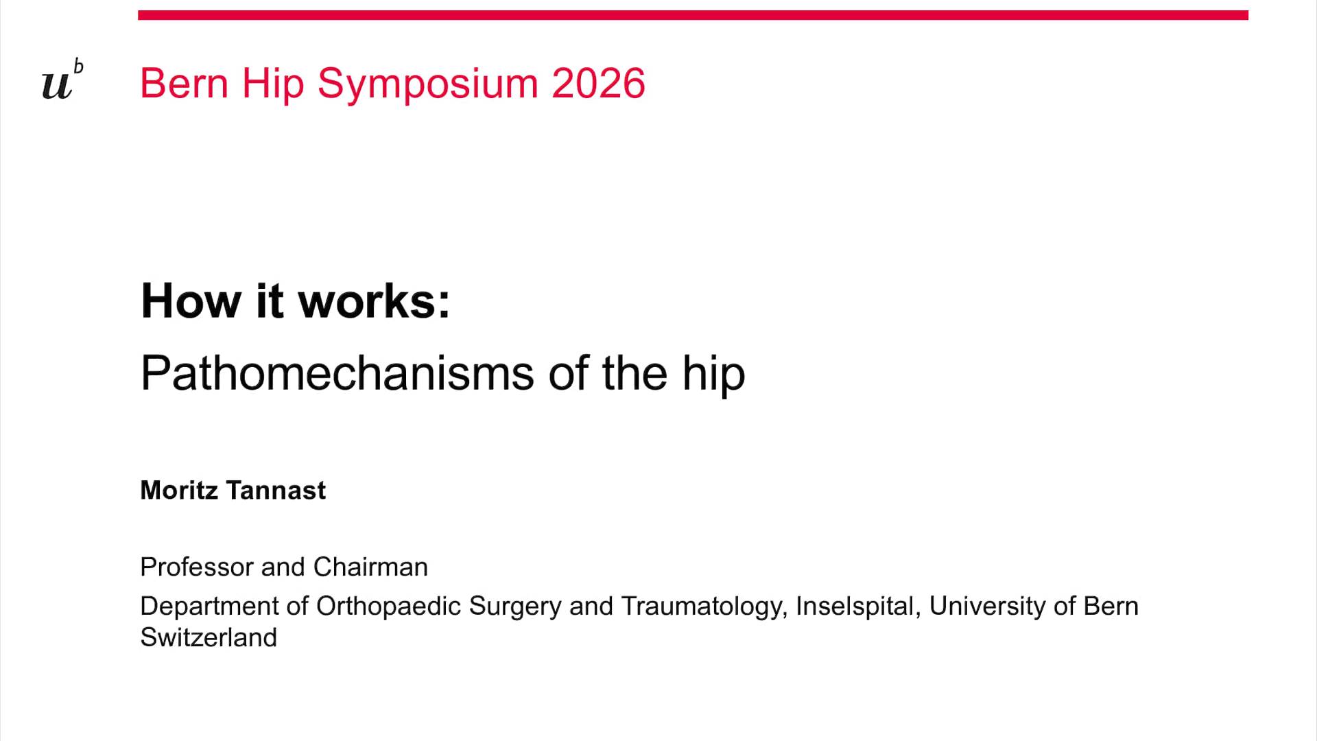 Tannast Pathomechanics Of The Hip Precourse Bern H