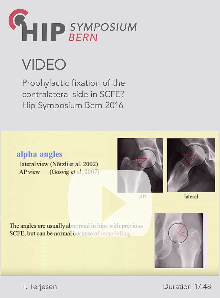 T. Terjesen - Prophylactic fixation of the contralateral side in SCFE? - Hip Symposium 2016