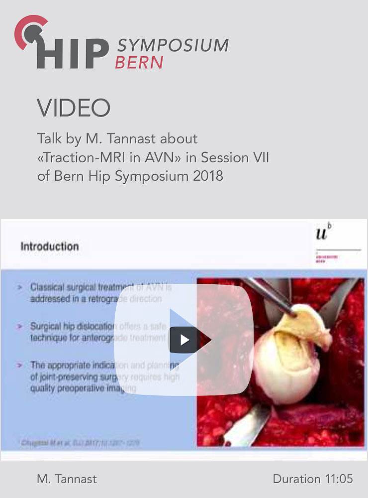 M. Tannast - Traction-MRI in AVN - Hip Symposium 2018