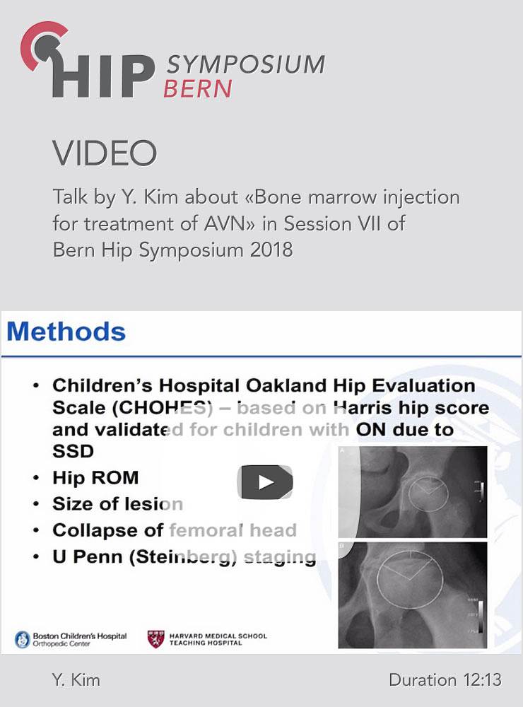 Y. Kim - Bone marrow injection for treatment of AVN - Hip Symposium 2018