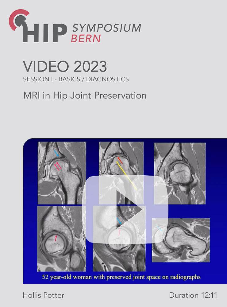 MRI in Hip Joint Preservation | Hollis Potter (Session 1)