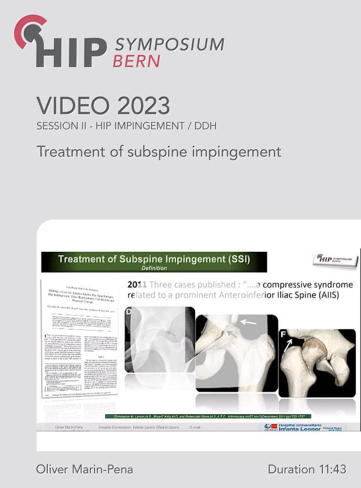 Treatment of subspine impingement | Oliver Marin-Pena (Session 2)