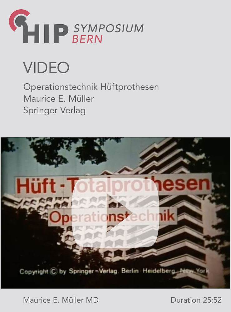 Operationstechnik Hüftprothesen Maurice E Müller Springer Verlag