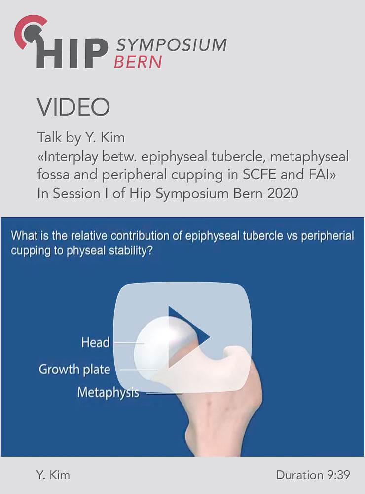 The interplay between epiphyseal tubercle, metaphyseal fossa and peripheral cupping in SCFE and FAI / Young Jo Kim