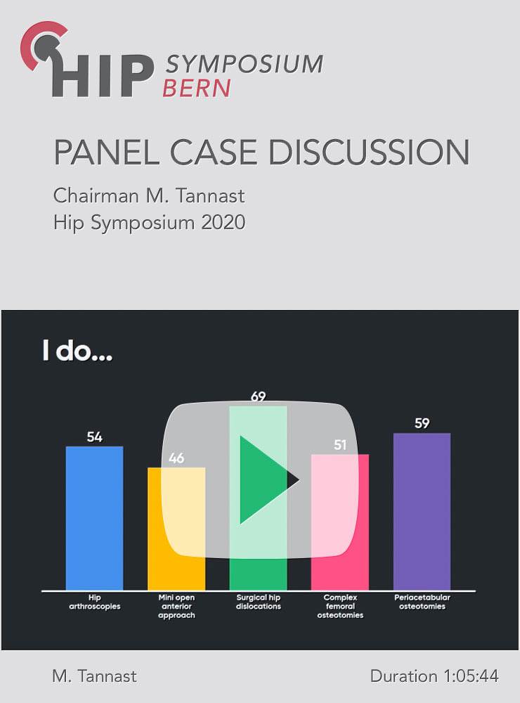 Panel Case Discussion / Chairman M. Tannast / Hip Symposium 2020
